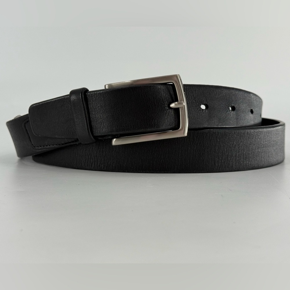 Perry Ellis Portfolio Black Leather Belt 44